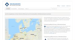Desktop Screenshot of kirchenlandkarte.de