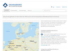 Tablet Screenshot of kirchenlandkarte.de